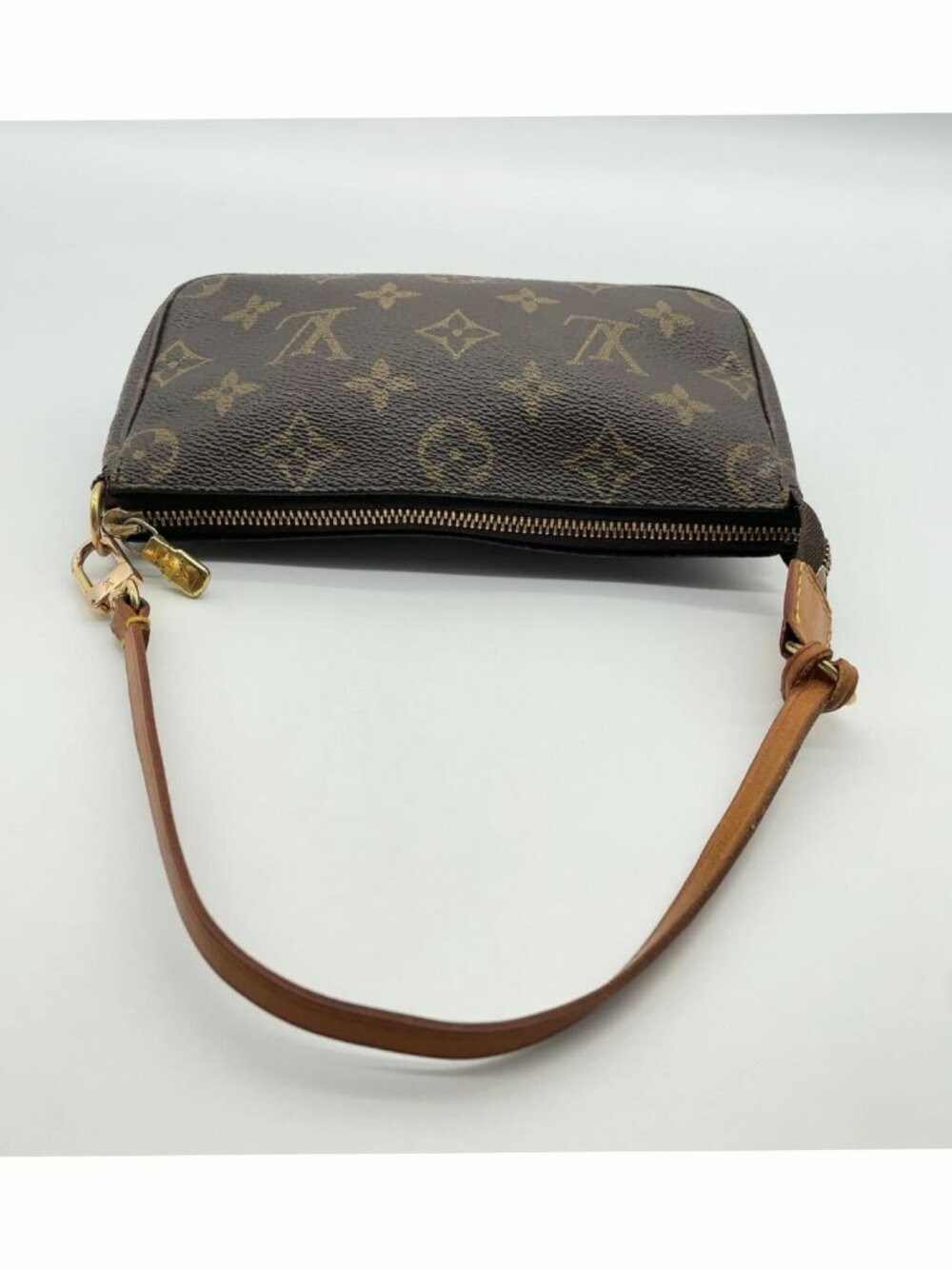 Authentic Louis Vuitton Pochette Accessoires Monogram Shoulder Bag LV Handbag - Picture 9 of 16